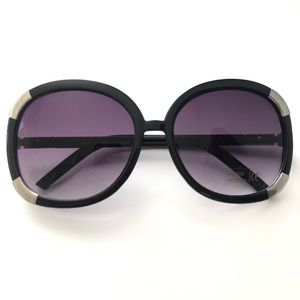Oversized Black Sunglasses